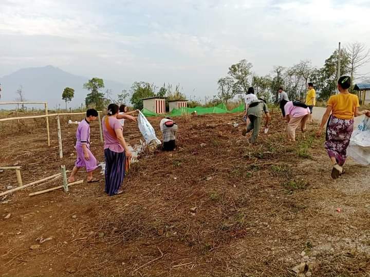 အရပ်ဖက်အဖွဲ့အစည်းများပြုလုပ်သည့် ပလပ်စတစ်အမှိုက်ကောက်သည့် ကန်ပိန်း