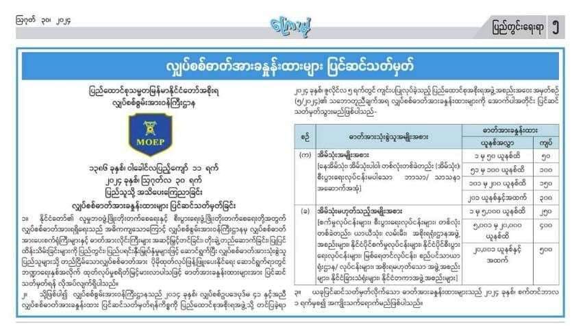 တစ်နိုင်ငံလုံးအတိုင်းအတာဖြင့် လျှပ်စစ်မီးလာချိန်ထက် မီးပျက်ချိန်ပိုများနေသည့်ကြား စစ်ကောင်စီက လျှပ်စစ်ဓာတ်အား မီတာခ တိုးမြင့်ကောက်ခံ