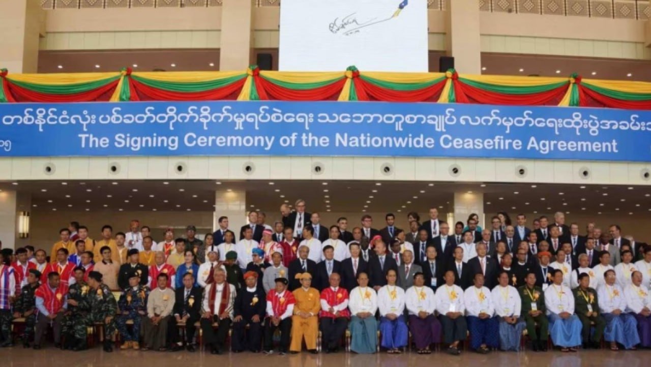 NCA ၁၀ နှစ်ပြည့် အခမ်းအနားပွဲသို့ မတက်ရောက်ရန် NCA လက်မှတ်ရေးထိုးထားတဲ့ တိုင်းရင်းသားလက်နက် ကိုင် အဖွဲ့ ၆ ဖွဲ့က ပူးတွဲသဘောထားထုတ်ပြန်