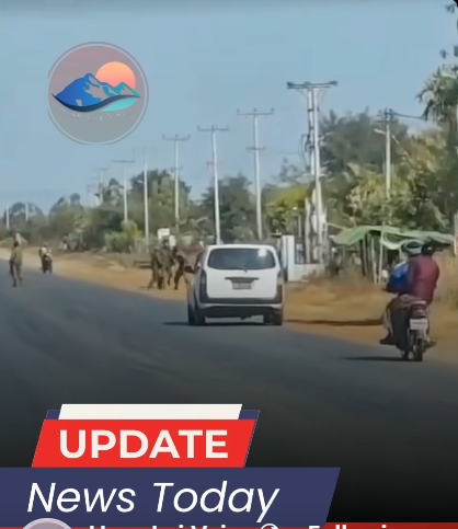 ရွှေညောင်−ရပ်စောက်လမ်းပေါ်ရှိ ဘန်းကန်ဂိတ်မှာ အခွန်ကောက်နေတဲ့ စစ်တပ်ချင်း အဝေမတည့်လို့ ထိုးကြိတ်မှုဖြစ်ပွား