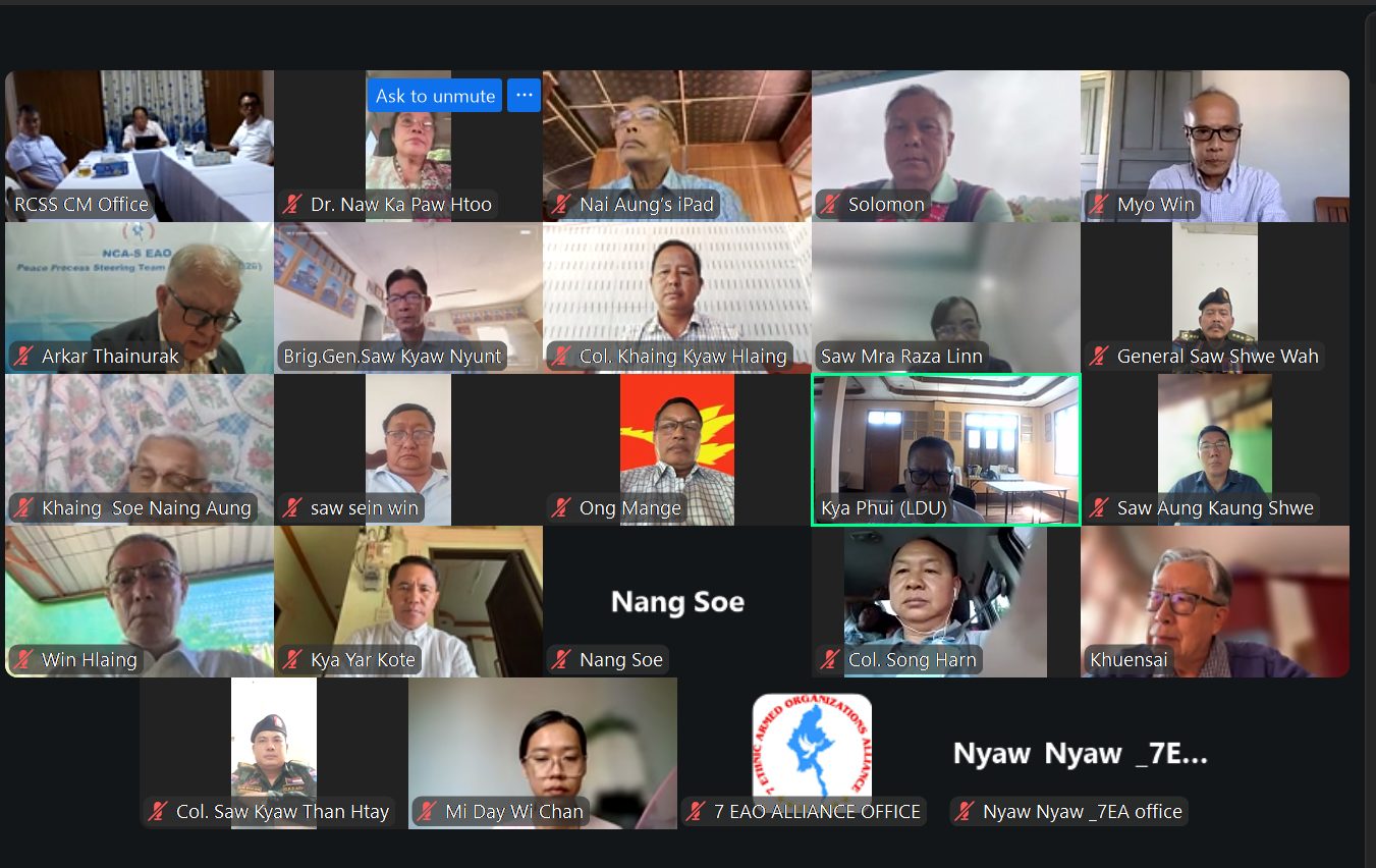 7 EAO Alliance ရဲ့ ဦးဆောင်အဖွဲ့ အစည်းအဝေးမှာ လုပ်ငန်းလမ်းညွှန်များ အတည်ပြုချမှတ်နိုင်ခဲ့