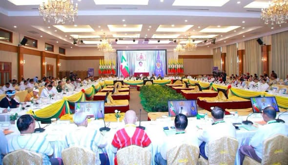 နေပြည်တော်မှာ NCA (၁၁)နှစ်မြောက် နှစ်ပတ်လည်အခမ်းအနားကျင်းပ၊ အာဏာသိမ်း သမ္မတ တက်ရောက်ခြင်းမရှိဘဲ ဗွီဒီယိုမိန့်ခွန်းသာပေးပို့