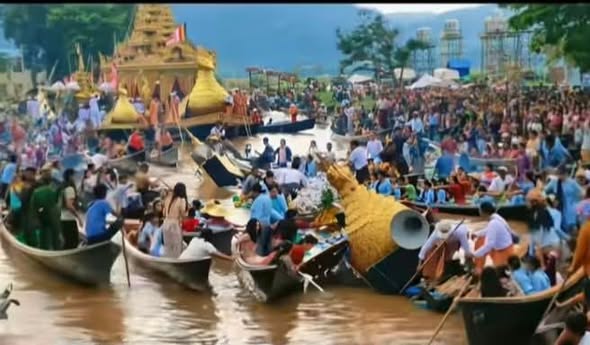 အင်းလေးတွင် ဘုရားဆွဲလှေမှ ရေထဲပြုတ်ကျ သော ကျောင်းသားတစ်ဦး သေဆုံး လျှက်ပြန်လည်တွေ့ရှိ
